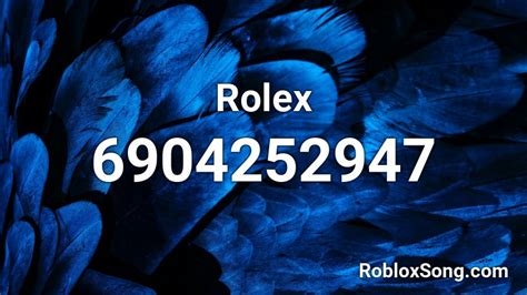 Rolex song id Roblox